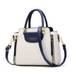 Women's bag 2025 new fashion women's bags hit color hand-held  bag Europeand the United States all-match shoulder messenger bag - Image 8
