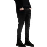 New Men Black Ripped Skinny Jeans Hip Hop swag Denim Scratched Biker Jeans Joggers pants Famous Brand Designer Men Trousers - Image 6