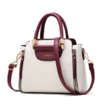 Women's bag 2025 new fashion women's bags hit color hand-held  bag Europeand the United States all-match shoulder messenger bag - Image 7