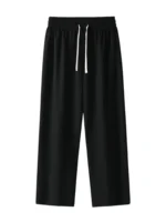 Men's Summer Sport Pants Lightweight Cotton Straight Leg Sweatpants Men/Women Unisex Couples Loose Fit Gym Trousers - Image 7