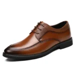 2025New Shoes for Men Summer Breathable Hollow Out Shoe Fashion Business Dress Shoes Luxury Casual Leather Shoes for Men Loafers - Image 10