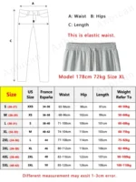 Men's Summer Sport Pants Lightweight Cotton Straight Leg Sweatpants Men/Women Unisex Couples Loose Fit Gym Trousers - Image 5