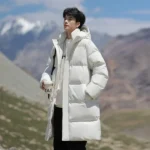 High Quality Male Warm Parkas Slim Fit Winter Clothing Men Long Down Jackets Parkas Winter Coats Hooded Casual Winter Parkas - Image 6