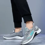 2025 Men's shoes,  fashionable sports shoes, casual shoes,breathable running shoes, outdoor walking training tennis shoes ﻿ - Image 4