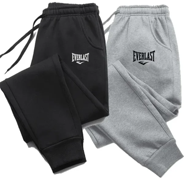 S1d9073608c4b4f66b8dd5bfd6617f51cA.webp Men Printed Pants EVERLAST Men Women Running Pants Joggers Sweatpant Sport Casual Trousers Fitness Gym Breathable Pants - Image 1