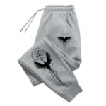 New Arrival Men's Jogger Pants Autumn Winter Casual Sporty Sweatpants Home Outdoor Comfort Trousers Ancient Viking Raven