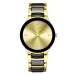 ORLANDO Men Luxury Watches New Arrived Cool Black Gold Quartz Steel Wristwatch Exquisite Masculino Relogio Fashion Clock - Image 8