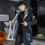 Winter Men's Long Down Jacket Fashion Male Thermal Parkas Coats Casual Men Classic Fur Collar Warm Padded Jackets Clothing 5XL - Image 13