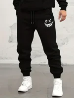 Autumn/Winter Men's Sweatpants Monster Smile Printed Lace-up Sweatpants Men Casual Pants for Daily Wear with Jogging Pants S-3XL - Image 2