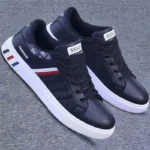 Men Sneakers Casual Shoes Men Flats Zapatillas Hombre Lightweight Pu Leather Breathable Shoe Mens White Sports Tenis Shoes - Image 5
