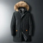Thick Puffer Jacket Parkas Overcoat Men's Winter Parka Men White Duck Down Removable Cap Mens High Quality Thermal Down Jacket - Image 7