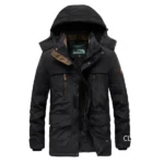 Men Long Down Jackets Hooded Casual Overcoats Warm Parkas High Quality Male Winter Jackets Outdoor Long Coats Winter Clothing 5X - Image 3