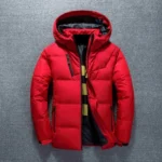 Men's Coat Windproof White Duck Down Jacket Men Winter Removable Cap Parkas Solid Color Outdoor Casual Hooded Overcoat Clothes - Image 6