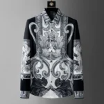 2025 Brand Palace Style Shirta Men Luxury Business Social Dress Shirt Long Sleeved Casual Banquet Party Blouse Men Clothing - Image 7