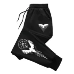 New Arrival Men's Jogger Pants Autumn Winter Casual Sporty Sweatpants Home Outdoor Comfort Trousers Ancient Viking Raven - Image 4