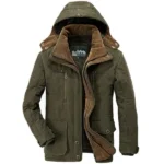 Fit Multi-pocket Casual Cargo Jackets Men Clothing Good Quality Hooded Thicked Warm Parkas Winter Mens Long Down Jacket Male - Image 3