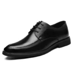 2025New Shoes for Men Summer Breathable Hollow Out Shoe Fashion Business Dress Shoes Luxury Casual Leather Shoes for Men Loafers - Image 7