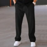 2025 New Thin Pants Men's Spring/Summer Loose Straight Leg Sports Casual Pants American Oversize Long Leg Pants - Image 4