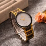 ORLANDO Men Luxury Watches New Arrived Cool Black Gold Quartz Steel Wristwatch Exquisite Masculino Relogio Fashion Clock - Image 2