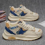 Men's Shoes 2025 Spring New Casual Versatile Comfortable Fashion Trend Niche Non-slip Wear-Resistant Retro Sneakers - Image 3