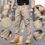 IX9 tactical overalls pants four seasons wear men's assault pants outdoor camouflage training pants wear-resistant multi-pocket - Image 6