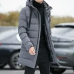 Winter Mens Jackets Men Hooded Casual Long Down Jackets Thicker Warm Parkas New Male Outwear Winter Coats Slim Fit Jackets Size - Image 2