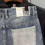 New Summer Luxury Men's Clothing Cargo Washed Kpop Y2K Designer Streetwear Solid Boyfriend Vintage Ripped Jeans Denim Shorts - Image 3