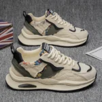 Men's Shoes 2025 Spring New Casual Versatile Comfortable Fashion Trend Niche Non-slip Wear-Resistant Retro Sneakers - Image 2