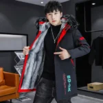 Winter Men's Long Down Jacket Fashion Male Thermal Parkas Coats Casual Men Classic Fur Collar Warm Padded Jackets Clothing 5XL - Image 11