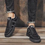 Men's Shoes 2025 New Spring Work Safety Shoes, Anti-slip, Wear-resistant, Versatile Casual Sports Work Shoes, Men's Board Shoes - Image 3