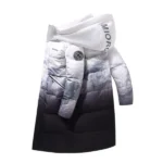 Winter Mens Down Parkas High-quality -30 Outdoor Snowfield Down Jackets Long Male White Duck Thicked Warm Hooded Jacket Coat - Image 2