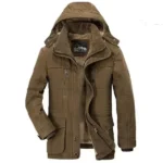 Fit Multi-pocket Casual Cargo Jackets Men Clothing Good Quality Hooded Thicked Warm Parkas Winter Mens Long Down Jacket Male - Image 7