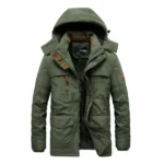 Men Long Down Jackets Hooded Casual Overcoats Warm Parkas High Quality Male Winter Jackets Outdoor Long Coats Winter Clothing 5X - Image 6