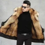 2025  New Casual Winter Men's Down Jacket Fox Fur Men's Coat Coat Men Clothing  Coat  Winter Jackets  Mens Jacket    Men Jacket - Image 2
