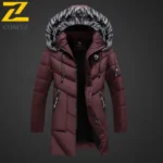 Men Parka Coat 2025 Hooded Trendy Windproof Outdoor Skiing Warm Winter Jacket Travel Snow Sports Lightweight Long Down Jacket - Image 9