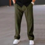 2025 New Thin Pants Men's Spring/Summer Loose Straight Leg Sports Casual Pants American Oversize Long Leg Pants - Image 5