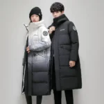 Winter Mens Down Parkas High-quality -30 Outdoor Snowfield Down Jackets Long Male White Duck Thicked Warm Hooded Jacket Coat - Image 4