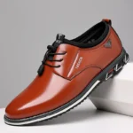 Shoes Men Dress Slip on Mens Casual Oxford Shoe Moccasin Male Footwear Pointed Toe Shoes for Men Flat Zapatillas Hombre - Image 3