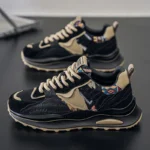 Men's Shoes 2025 Spring New Casual Versatile Comfortable Fashion Trend Niche Non-slip Wear-Resistant Retro Sneakers - Image 4
