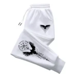 New Arrival Men's Jogger Pants Autumn Winter Casual Sporty Sweatpants Home Outdoor Comfort Trousers Ancient Viking Raven - Image 2