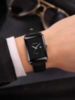 DIJANES Men Square Pointer Quartz Watch - Image 2