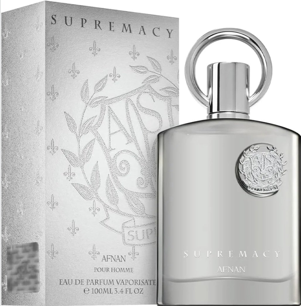 1000077014 AFNAN Supremacy Silver Eau De Parfum for Men, 100 ML - Image 1