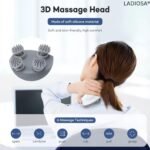 Head Massager, Scalp Massager for Hair Growth, 360 Degree Rotation, Detachable Heads, Kneading Massage Therapy - Image 2
