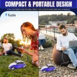 Car Bluetooth Portable Speaker with LED AUX USB FM Rechargeable - Image 3
